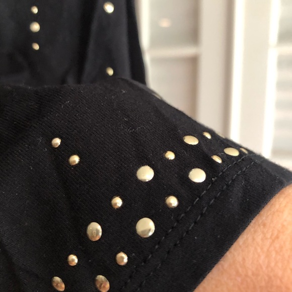 Gold Studded Sleeveless Top - Picture 4 of 7